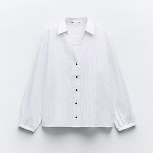 Zara Crisp White Shirt